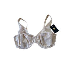 Wacoal Bra Womens 32DD Ivory No Padding Underwire Adjustable